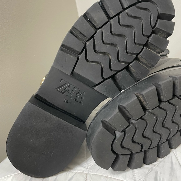 Zara size 38 EU combat boots - Picture 7 of 9